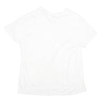 POLO RALPH LAUREN Mens White V-Neck T-Shirt XL Cotton Blend Classic Fit Casual