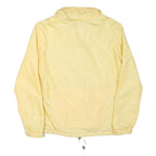 NEYELLE Mens Yellow Lightweight Zip Jacket S Polyester Blend Plain Casual