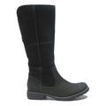 TIMBERLAND Womens Heritage 2 Tone Black Leather High Boots UK 5 Classic Winter