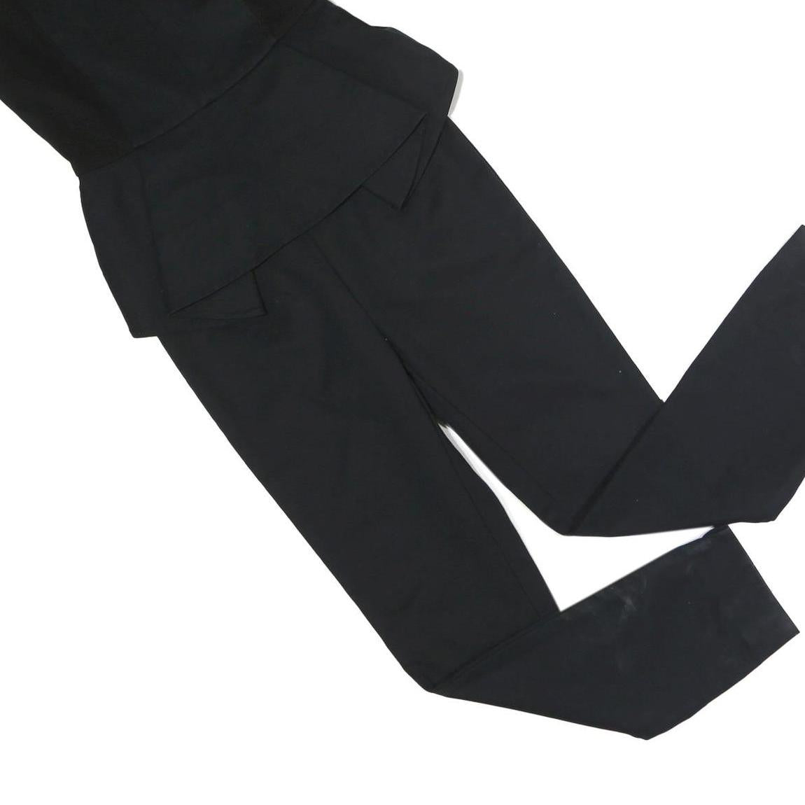 TED BAKER Womens Black Playsuit Sleeveless S Slim Fit Zip Up Polyester