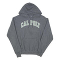 CHAMPION Mens Grey Cal Poly Pullover Hoodie M Cotton Blend Casual Sportswear