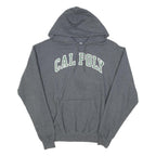 CHAMPION Mens Grey Cal Poly Pullover Hoodie M Cotton Blend Casual Sportswear