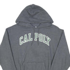 CHAMPION Mens Grey Cal Poly Pullover Hoodie M Cotton Blend Casual Sportswear