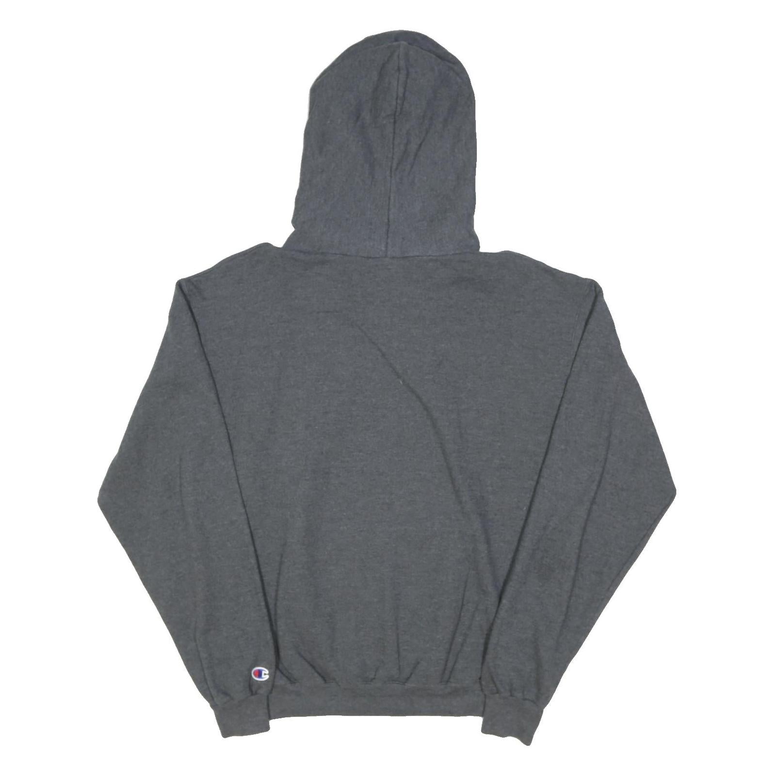 CHAMPION Mens Grey Cal Poly Pullover Hoodie M Cotton Blend Casual Sportswear