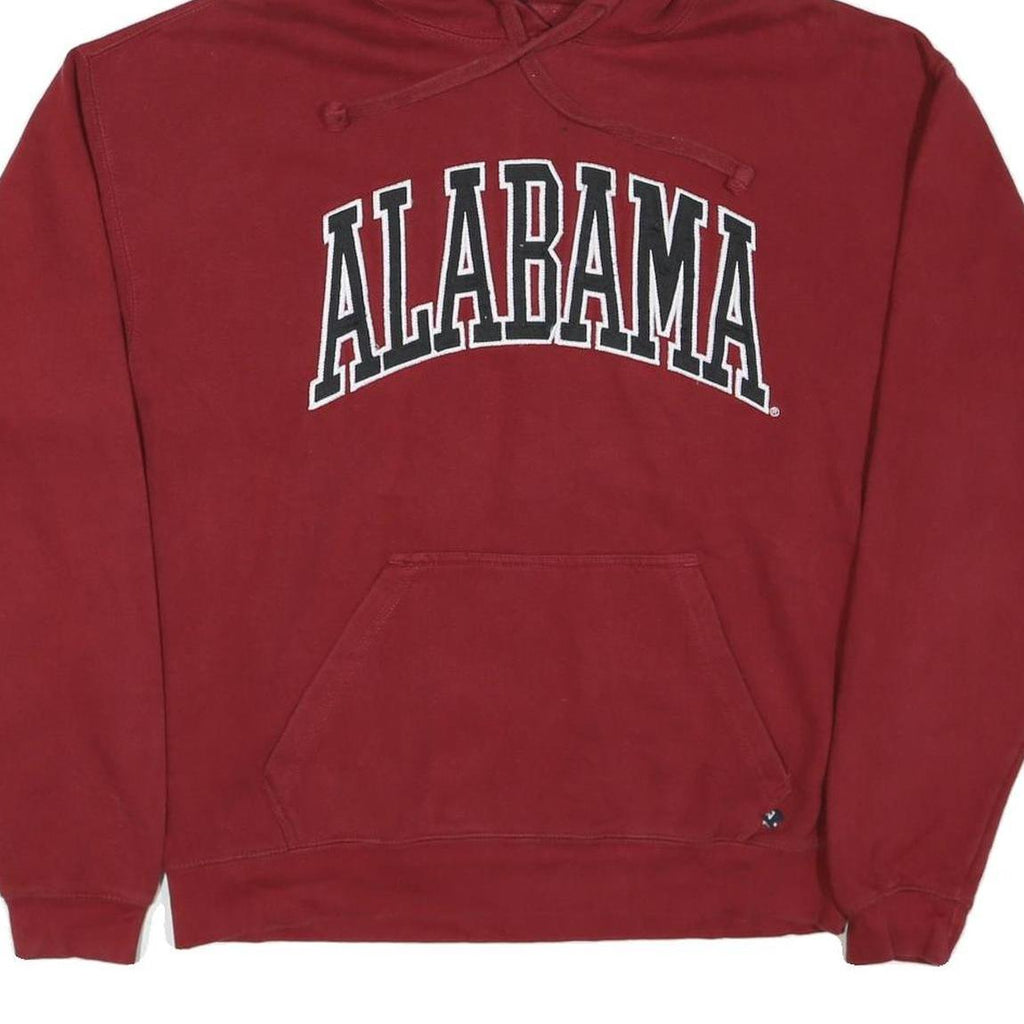 J AMERICA Mens Maroon Alabama Hoodie XL Cotton Blend Pullover Casual