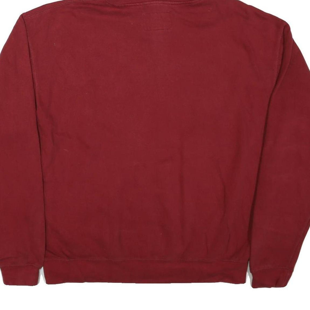 J AMERICA Mens Maroon Alabama Hoodie XL Cotton Blend Pullover Casual