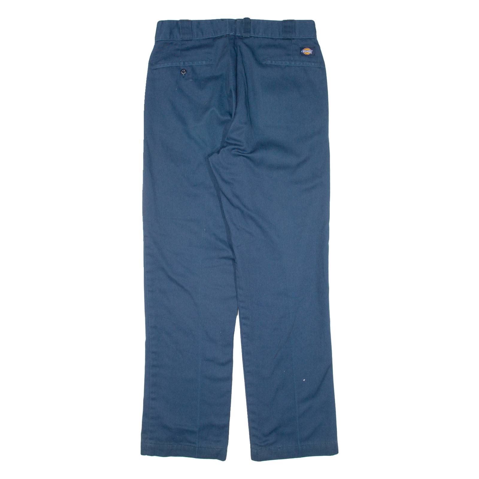DICKIES Blanket Lined Workwear Mens Trousers Blue Regular Straight W30 L30