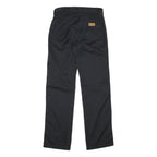 WRANGLER Mens Cotton Blend Black Regular Fit Straight Leg Trousers W27 L30