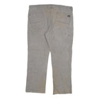 DICKIES Mens Grey Regular Straight Denim Cotton Blend Medium W38 L29 Workwear