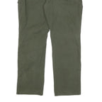 DICKIES Mens Cotton Blend Green Regular Straight Trousers W40 L30 Workwear