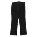 CALVIN KLEIN JEANS Womens Black Regular Straight Trousers W31 L30 Cotton Blend