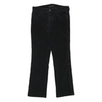 CALVIN KLEIN JEANS Womens Black Regular Straight Trousers W31 L30 Cotton Blend