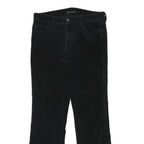 CALVIN KLEIN JEANS Womens Black Regular Straight Trousers W31 L30 Cotton Blend