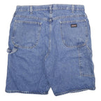 DICKIES Mens Shorts Blue Denim Casual XL W38 Workwear Cotton