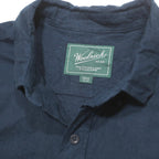 WOOLRICH Mens Blue Cotton Shirt XL Casual Long Sleeve Button Front Relaxed Fit