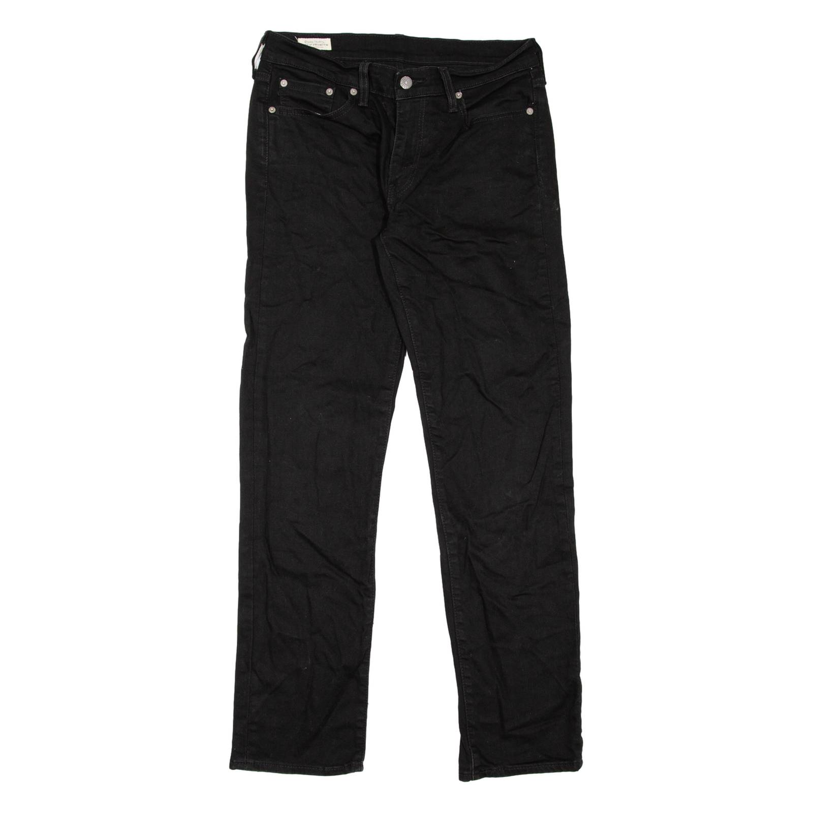 LEVI'S 514 Jeans BIG E Mens Black Slim Straight W30 L32