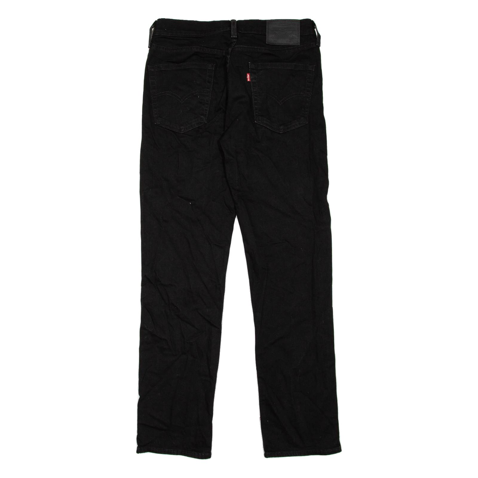 LEVI'S 514 Jeans BIG E Mens Black Slim Straight W30 L32
