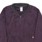 THE NORTH FACE Womens Purple Jacket M Polyester Blend Plain Zip Outdoor Warm