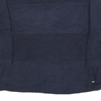 TOMMY HILFIGER Womens Navy Blue Patterned Jumper Crew Neck Basic Knit L Cotton