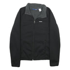 REEBOK Mens Black Zip Fleece Jacket XS Polyester Casual Outdoor Activewear