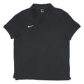 NIKE Mens Black Cotton Polo Shirt XL Short Sleeve Classic Fit Casual
