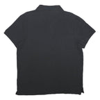 NIKE Mens Black Cotton Polo Shirt XL Short Sleeve Classic Fit Casual