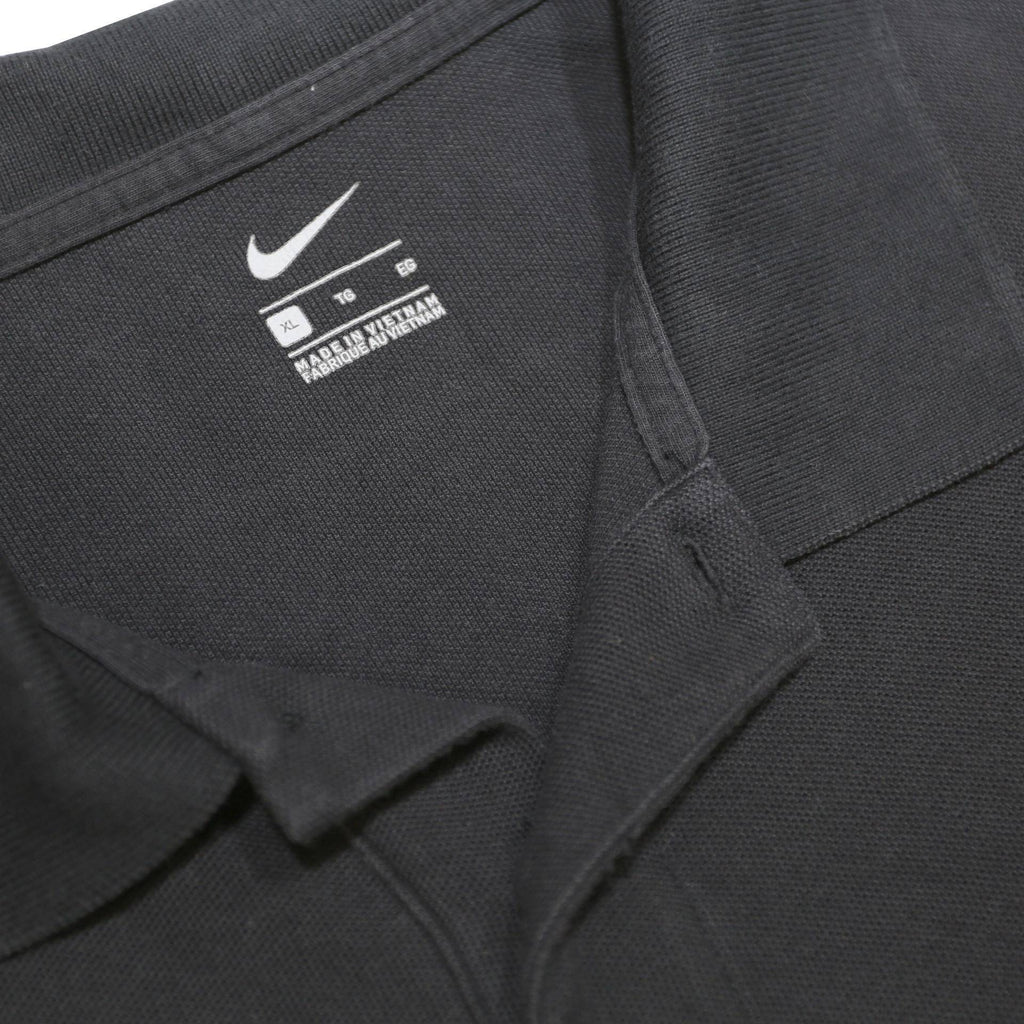 NIKE Mens Black Cotton Polo Shirt XL Short Sleeve Classic Fit Casual