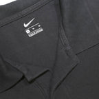 NIKE Mens Black Cotton Polo Shirt XL Short Sleeve Classic Fit Casual