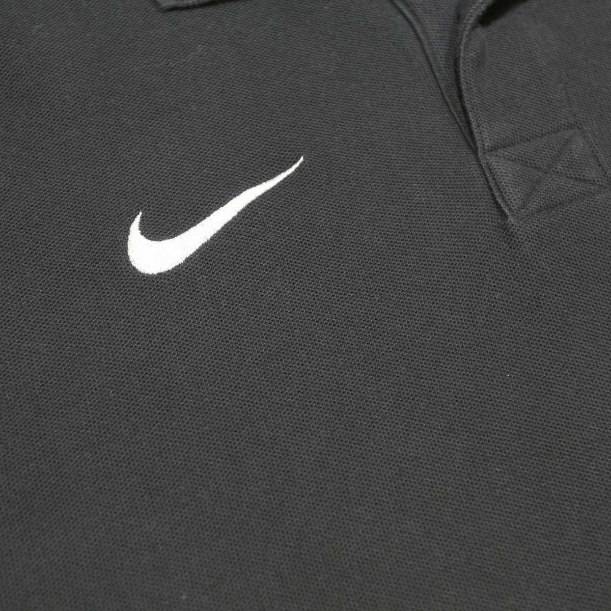 NIKE Mens Black Cotton Polo Shirt XL Short Sleeve Classic Fit Casual