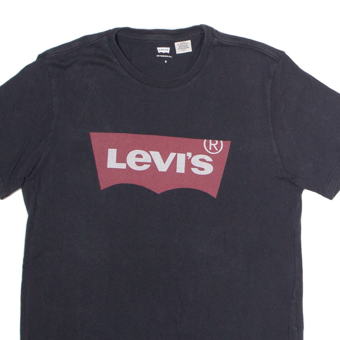 LEVI'S Mens T-Shirt Black S