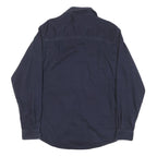 CARHARTT Mens Navy Blue Work Shirt S Cotton Long Sleeve Casual Utility