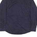 CARHARTT Mens Navy Blue Work Shirt S Cotton Long Sleeve Casual Utility