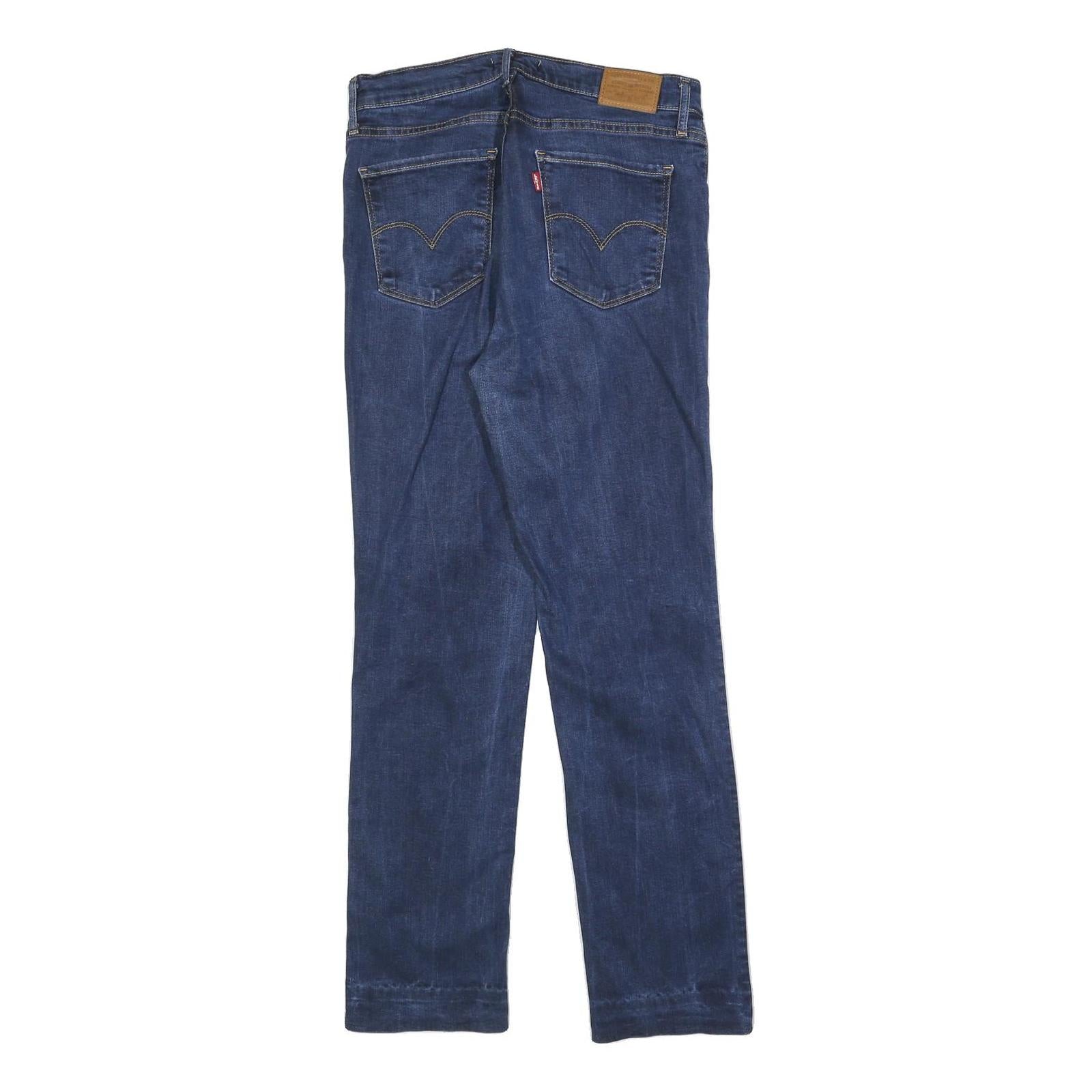 LEVI'S 724 BIG E Womens Jeans Blue Regular Straight Denim Medium W30 L30 Classic