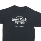 HARD ROCK CAFE Mens Black Lake Tahoe Graphic T-Shirt S Short Sleeve Crew Neck