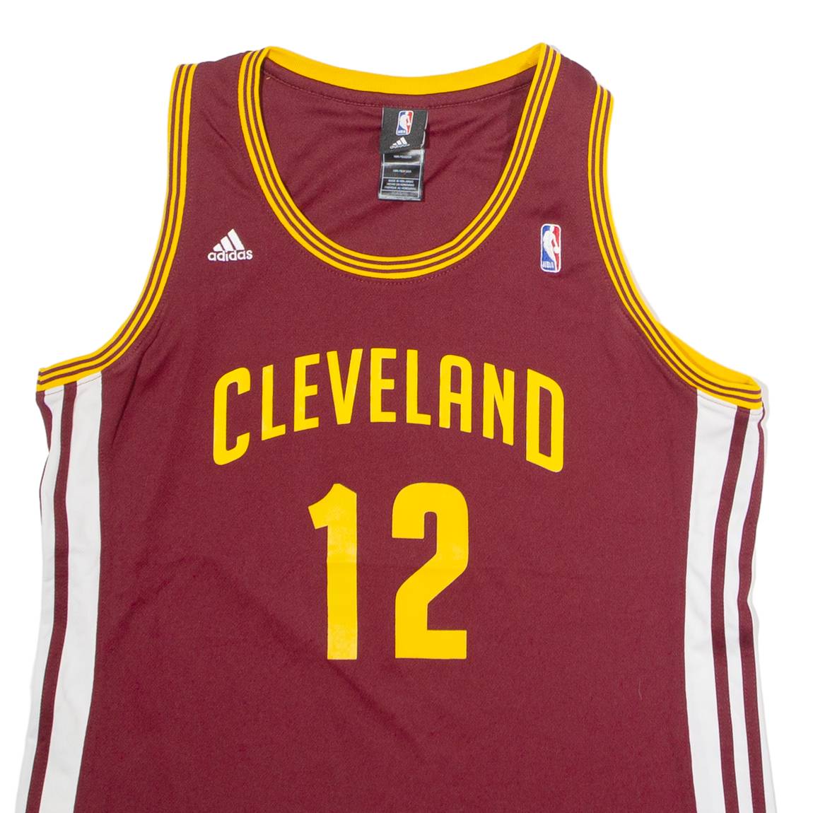 ADIDAS Cleveland Cavaliers #12 Hout Basketball Womens Jersey Maroon Sleeveless USA XL