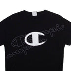 CHAMPION Womens T-Shirt Black L