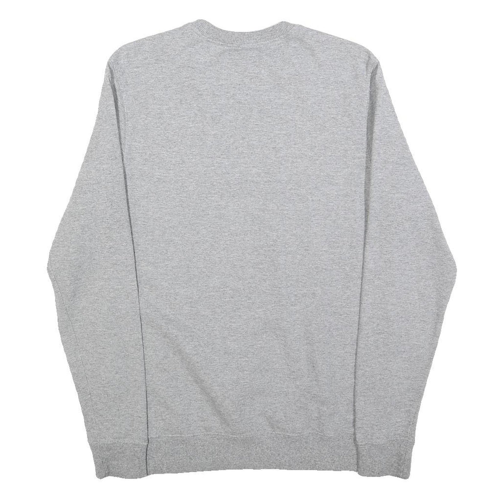 VANS Mens Grey Crew Neck XS Cotton Blend Sweatshirt Pullover Logo Print