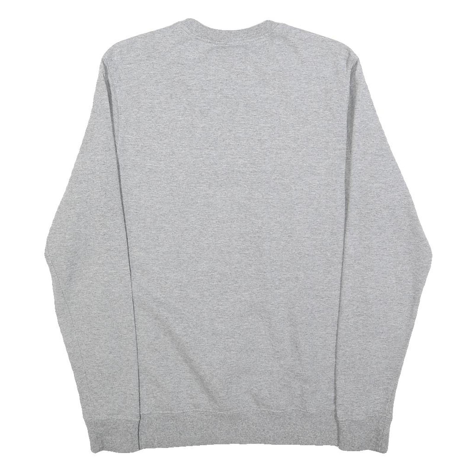 VANS Mens Grey Crew Neck XS Cotton Blend Sweatshirt Pullover Logo Print