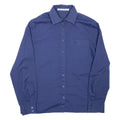 MARIO ROSELLA Womens Shirt Blue Collared Long Sleeve L