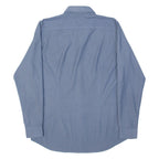 PIERRE CARDIN Slim Fit Mens Plain Shirt Blue Long Sleeve L