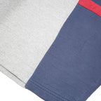 TOMMY JEANS Mens Grey & Navy Sweatshirt XL Crew Neck Cotton Blend Pullover