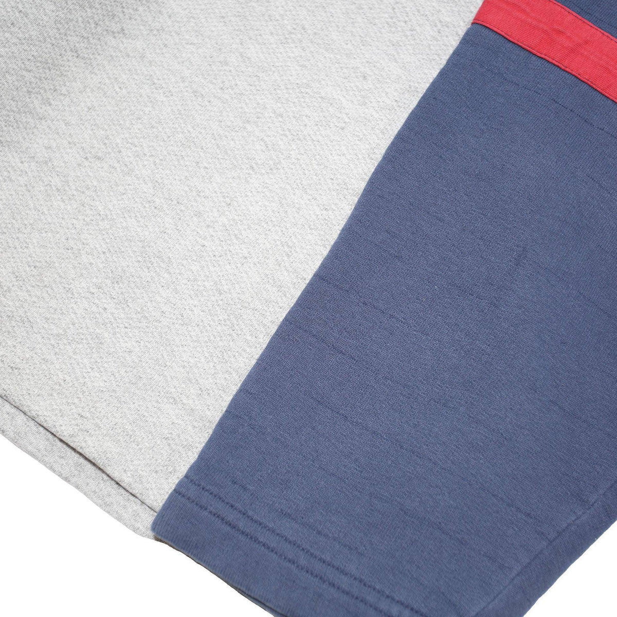 TOMMY JEANS Mens Grey & Navy Sweatshirt XL Crew Neck Cotton Blend Pullover