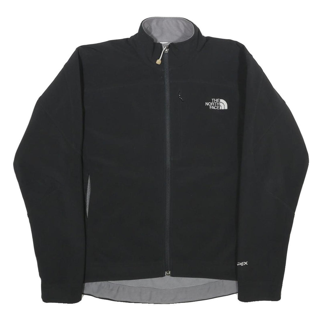 THE NORTH FACE Womens Black Softshell Jacket L Polyester Blend Zip Outdoor