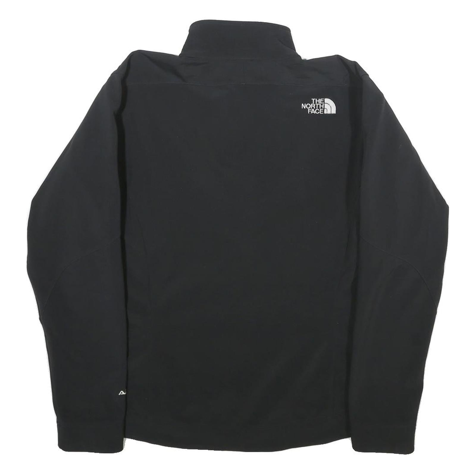 THE NORTH FACE Womens Black Softshell Jacket L Polyester Blend Zip Outdoor
