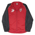 NIKE Boys Red & Black Football Club Zip Jacket 12Y Polyester Blend Sportswear