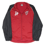 NIKE Boys Red & Black Football Club Zip Jacket 12Y Polyester Blend Sportswear