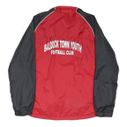 NIKE Boys Red & Black Football Club Zip Jacket 12Y Polyester Blend Sportswear