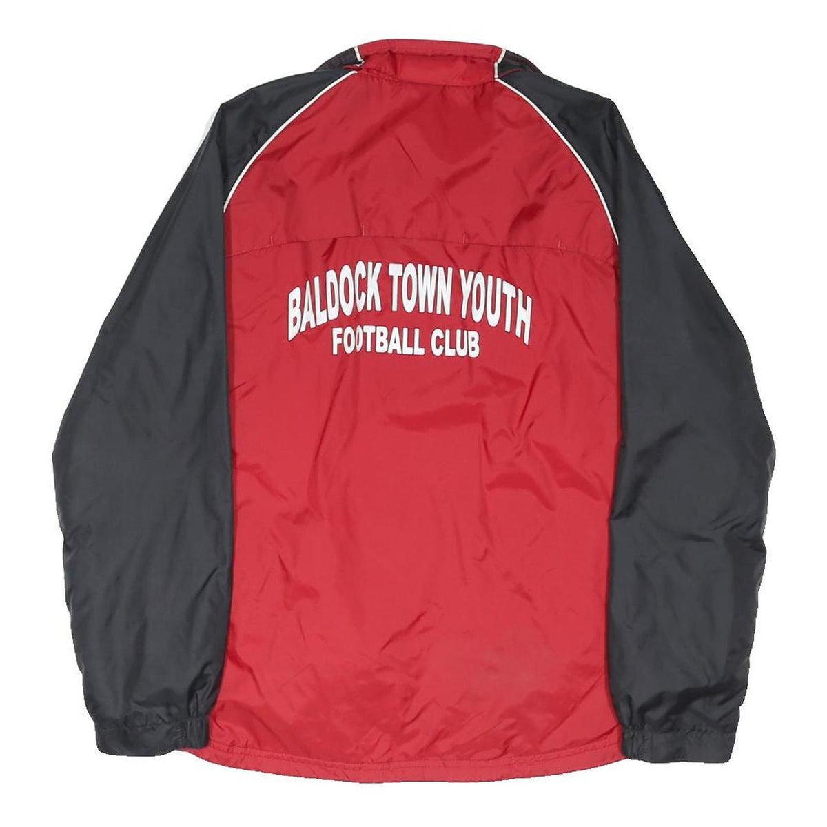 NIKE Boys Red & Black Football Club Zip Jacket 12Y Polyester Blend Sportswear