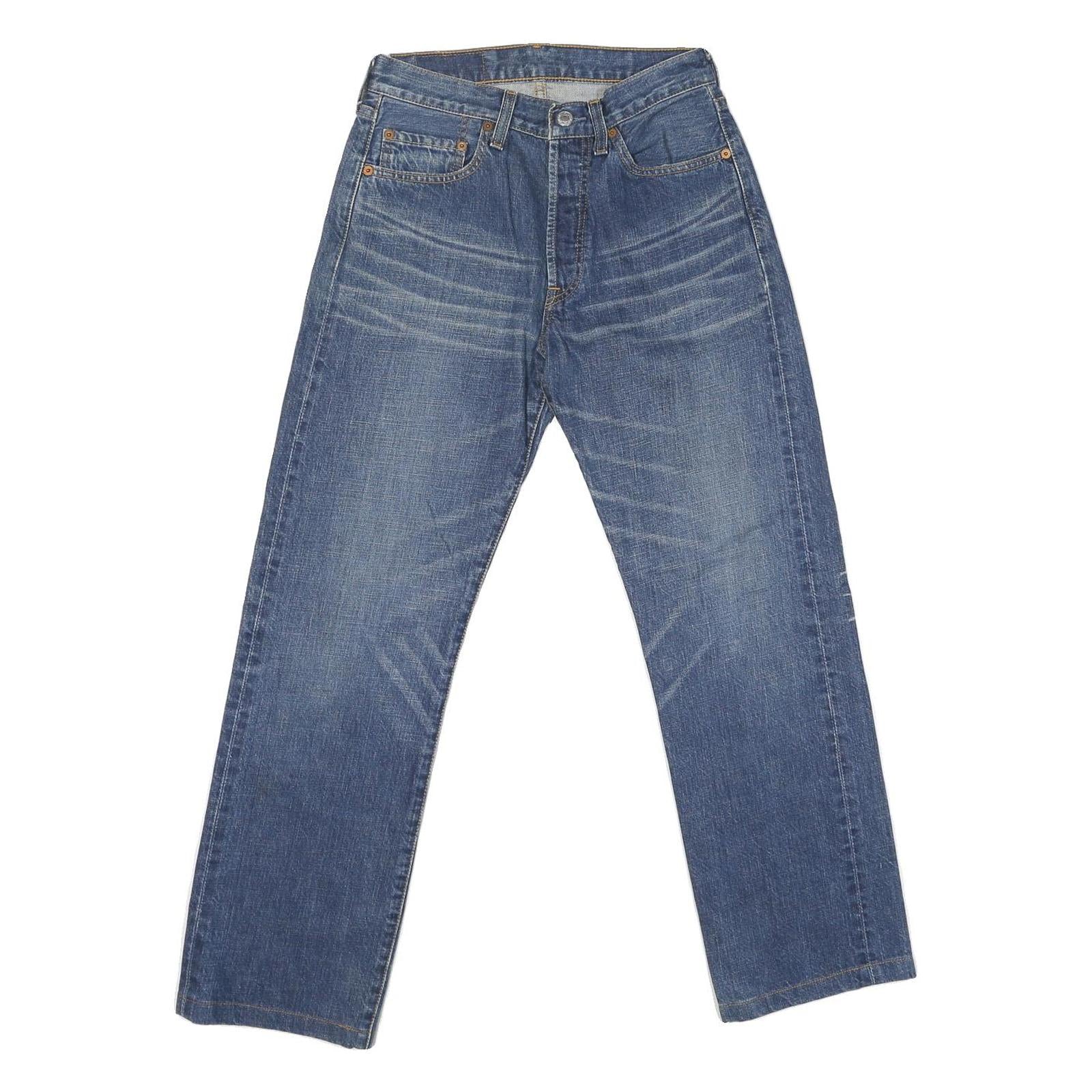 LEVI'S Mens Jeans Blue Regular Straight Denim Medium W28 L28 Classic Style