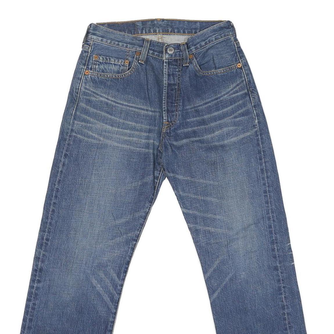 LEVI'S Mens Jeans Blue Regular Straight Denim Medium W28 L28 Classic Style